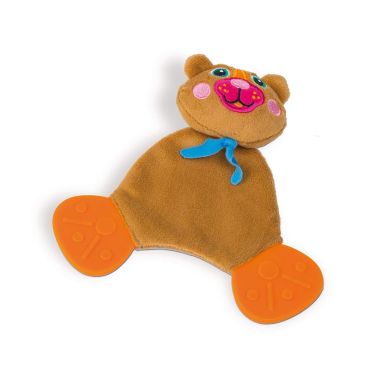 Игрушка прорезыватель Oops Easy Doudou Friends Мишка 10008.11, Коричневый
