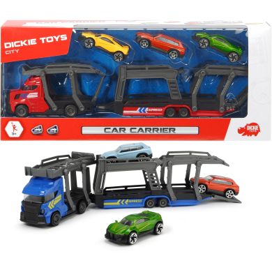 Ігровий набір Dickie Toys Автотранспортер із 3 машинками в асортименті 3745008
