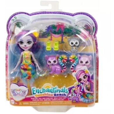 Ігровий набір Родина Лемура Лорінди Enchantimals HRX86