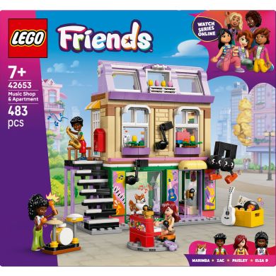Конструктор Музична крамниця і квартира LEGO Friends 42653