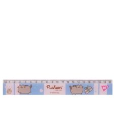 Лінійка Yes 20 см Pusheen, рожево-блакитна 370683
