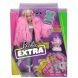 Лялька Barbie Барбі «Екстра» у рожевій пухнастій шубці GRN28