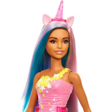 Лялька-єдиноріг у світло-рожевому стилі серії Дрімтопія Barbie Барбі HGR21