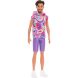 Кукла Кен Модник в винтажном тоске с коротким рукавом Barbie HRH26