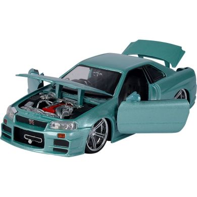 Машина металева Jada &laquo;Форсаж&raquo; Ніссан Скайлайн (2002), масштаб 1:24, 8+ 253203066