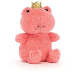 Мягкая игрушка Jellycat (Джелликэт) Розовый Лягушонок в короне 12 см CC3P