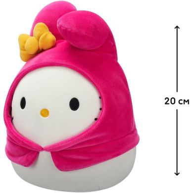 М'яка іграшка SQUISHMALLOWS серії Хелоу Кітті ХЕЛОУ КІТТІ В ОБРАЗІ МОЯ МЕЛОДІ (20 см) SQSN00390