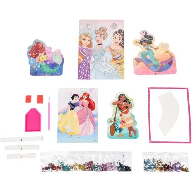 Набір Disney Princess Мозаїка 2 в 1 алмазна та з паєтками Disney DP21326