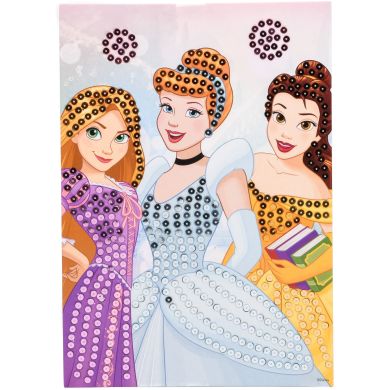 Набір Disney Princess Мозаїка 2 в 1 алмазна та з паєтками Disney DP21326