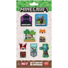 Набір наліпок 2D Yes Minecraft Characters 708531