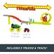 Набор Заряжай и преследуй серии Power Smashers Monster Trucks Hot Wheels HXT05