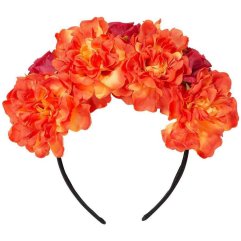 Обруч для волосся Talking tables Boho Spice flower помаранчевий BOHOV2-HEADBAND