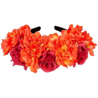Обруч для волос Talking tables Boho Spice flower оранжевый BOHOV2-HEADBAND