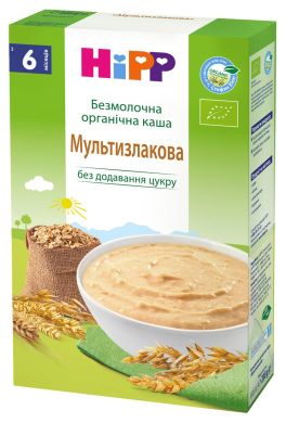 Органічна безмолочна каша HiPP Мультизлакова 200 г 2916 9062300139768