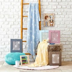 Плед дитячий 80x120 блакитний Karaca Home 200.16.01.0411, 80x120