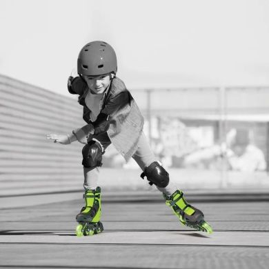 Роликові ковзани Neon Inline, розмір 34-37, зелений NT08G4