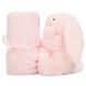 Комфортер-пустушка Сором'язливий рожевий Зайчик Jellycat (Джеллі кет) Little SOB444P, Рожевий
