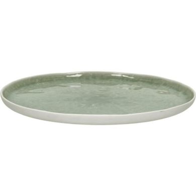 Тарелка обеденная, фарфор 27&times;1,5 см, нефритовая SPIRO POMAX 40627-CEL-50