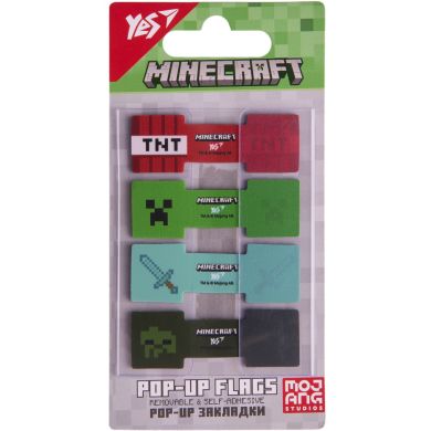 Закладки Pop-up Yes Minecraft, пластик, 80 шт 170441