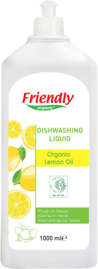 Органическое средство для мытья посуды Friendly Organic лимонный сок 1 л FR1659 8680088181659