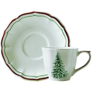 Чашка и блюдце к чаю FILET NOEL GIEN 175 мл &Oslash; 14,5 см H 7,4 см 17312PTU49