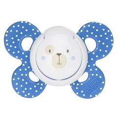 Пустушка Physio Comfort силіконова, від 6 до 16 місяців, блакитна Chicco 74913.21.00.00, Блакитний