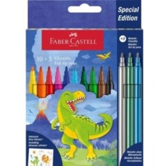 Фломастери 13 кольорів Діно Faber-Castell 32962
