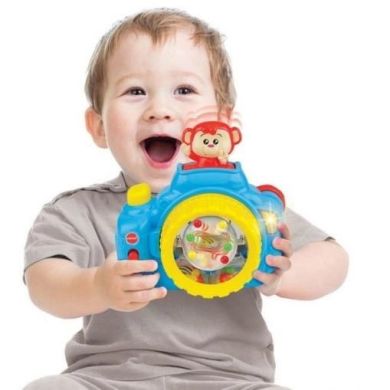 Гра 0766-NL WinFun фотоапарат, трещітка, рухл.дет., музика, світло, батарейки, кор.