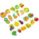 Гра настільна Vladi Toys Набір магнітів Овочі та фрукти VT3106-28