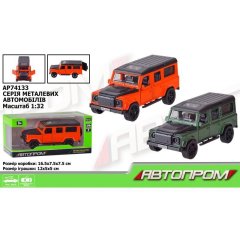 Игрушка машина арт AP74133 АВТОПРОМ 1:32 2 цвета в короб.16 5*7 5*7 5см