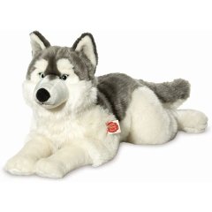 Игрушка мягкая Хаски лежит 60 см. Teddy Hermann 4004510927822