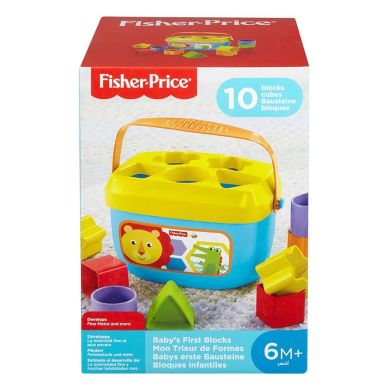 Игровой набор для малышей Ведерко с кубиками Fisher Price Яркое FFC84