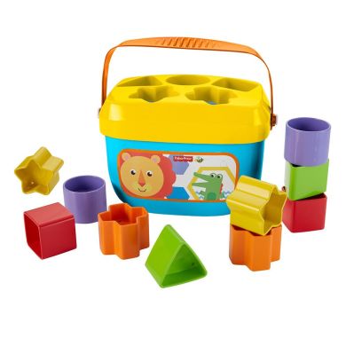 Игровой набор для малышей Ведерко с кубиками Fisher Price Яркое FFC84