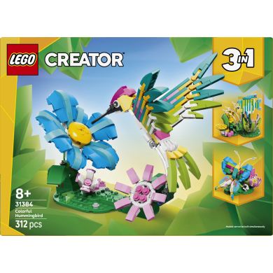 Конструктор LEGO Creator Дикі тварини: барвистий колібрі 31384