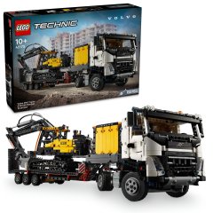 Конструктор LEGO TECHNIC Вантажівка Volvo FMX і Електричний екскаватор EC230 42175