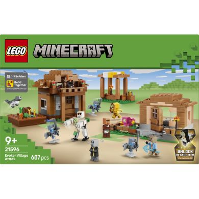 Конструктор Нападение вызывателя на деревню Lego Minecraft 21596
