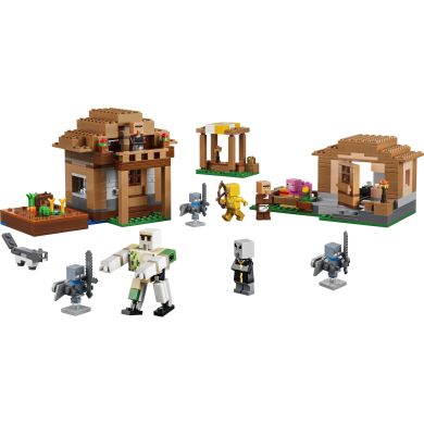 Конструктор Нападение вызывателя на деревню Lego Minecraft 21596