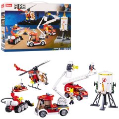 Конструктор SLUBAN &laquo;Fire&raquo; пожежна бригада, фігурки, 490 деталей M38-B0811