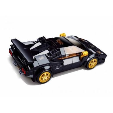 Конструктор SLUBAN M38-B1098 Model Bricks: Машинка чорна, 254 деталей