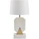 Лампа MACAEL білий мармур + GOLD MATT 26x10x58см Fancy home collection 620-317