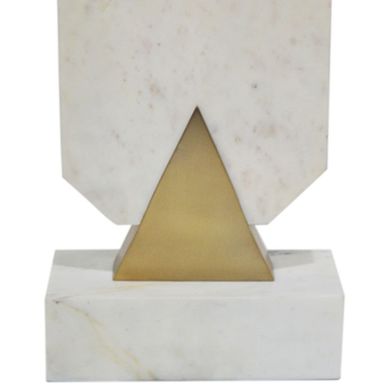 Лампа MACAEL білий мармур + GOLD MATT 26x10x58см Fancy home collection 620-317