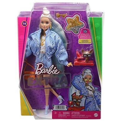 Лялька Barbie Екстра білявка з пучком на розпущеному волоссі HHN08