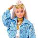 Лялька Barbie Екстра білявка з пучком на розпущеному волоссі HHN08