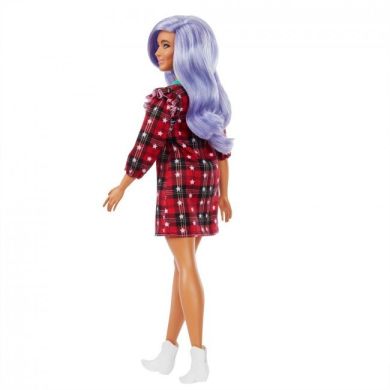 Лялька Barbie Барбі &laquo;Модниця&raquo; у клітчастій сукні GRB49
