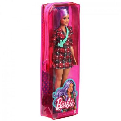 Лялька Barbie Барбі &laquo;Модниця&raquo; у клітчастій сукні GRB49