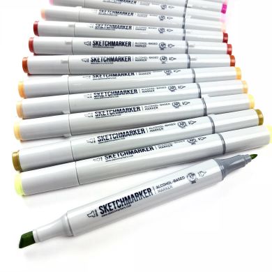 Маркер спиртовой двухсторонний Sketchmarker, Шампанское SM-Y75