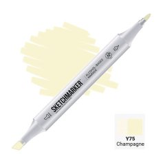 Маркер спиртовой двухсторонний Sketchmarker, Шампанское SM-Y75