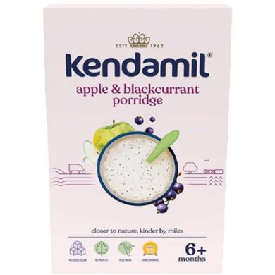 Молочна каша Kendamil з яблуком та чорною смородиною, з 6 міс., 150 г Kendamil 92000008