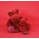 Мягкая игрушка DouDou Бегемот красный 25 см, HO3103