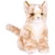 Мягкая игрушка Котенок жаккардовый, сидящий высота 19см Hansa 7176